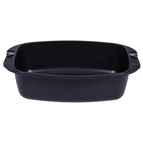 Vas termorezistent SMILE SBR-3, 24.5x34.5x10cm, aluminiu, negru