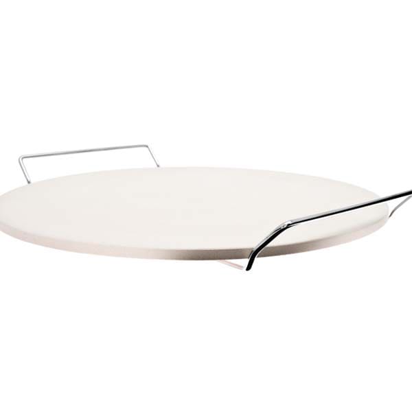 Set preparare si servire pizza SMILE SKP-1, 33cm, ceramica, maro