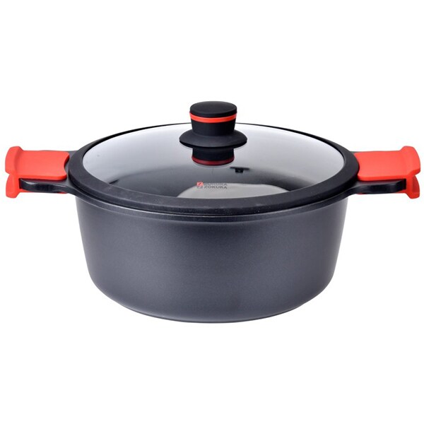 Cratita ZOKURA Z1066, 3.6l, 24cm, aluminiu, negru