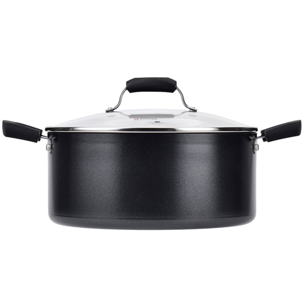 Cratita ZOKURA Z1076, 7l, 28cm, aluminiu, negru