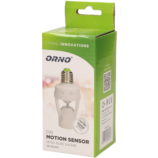 Soclu bec cu senzor de miscare 360  ORNO OR-CR-210, IP20