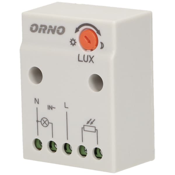 Senzor crepuscular ORNO OR-CR-233, cu sonda externa, IP65, alb