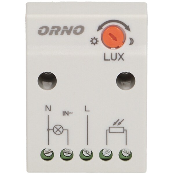 Senzor crepuscular ORNO OR-CR-233, cu sonda externa, IP65, alb