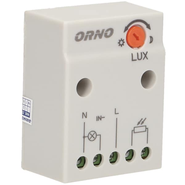 Senzor crepuscular ORNO OR-CR-233, cu sonda externa, IP65, alb