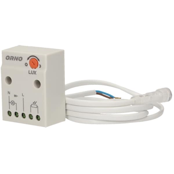 Senzor crepuscular ORNO OR-CR-233, cu sonda externa, IP65, alb