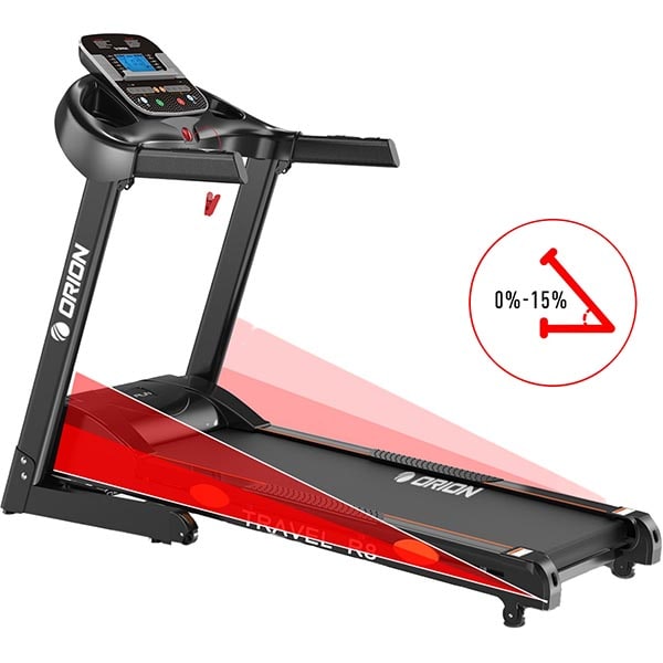 Banda de alergat Orion Travel R8, Pliabila, 16km/h, 120kg