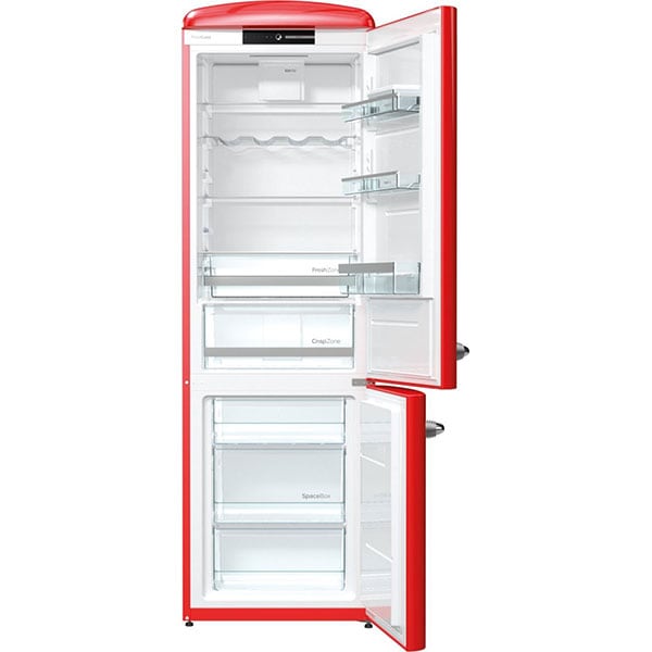 Combina frigorifica GORENJE Retro ORK192RD, 322 l, H 194 cm, Clasa A++, rosu