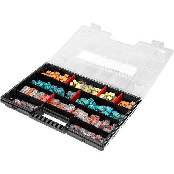 Set conectori electrici si cleme ORNO OR-SZ-8008, 151 piese, multicolor