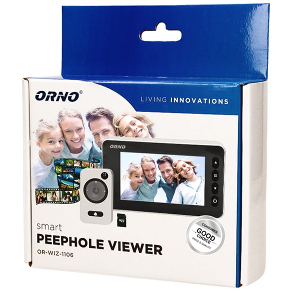 Vizor electronic ORNO OR-WIZ-1106, LCD, 4.3 inch, IR, Night Vision, negru