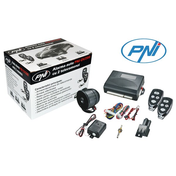 Alarma auto cu 2 telecomenzi PNI OV288