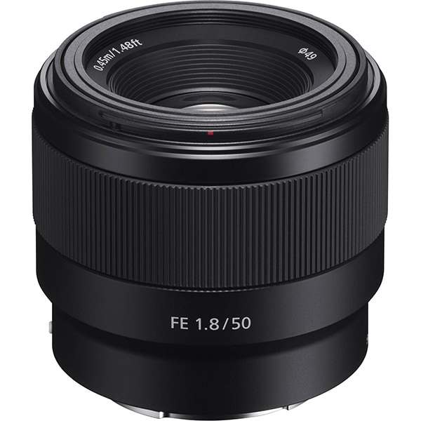 Obiectiv foto SONY SEL50F18F.SYX, montura FE, 50 mm  f/1.8, negru