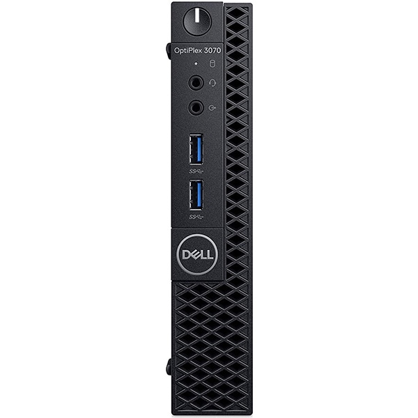 Sistem Desktop PC DELL OptiPlex 3070 MFF, Intel Core i3-9100T pana la 3.7GHz, 4GB, SSD 128GB, Intel UHD Graphics 630, Windows 10 Pro