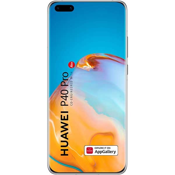 Telefon HUAWEI P40 Pro 5G, 256GB, 8GB RAM, Dual SIM, Ice White