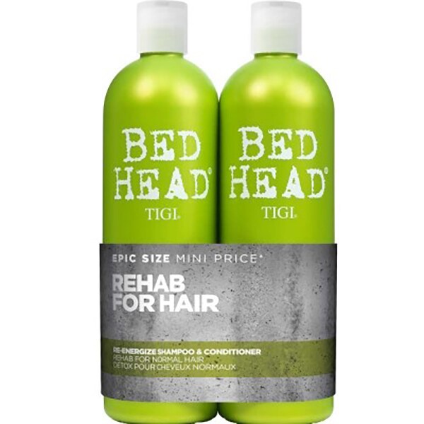 Set TIGI Bed Head Urban Anti-Dotes Re-Energize: Sampon, 750ml + Balsam de par, 750ml