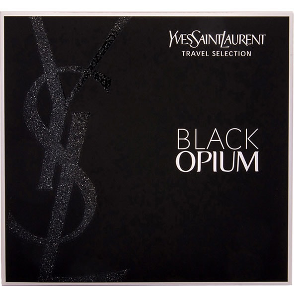 Set cadou YVES SAINT LAURENT Black Opium: Apa de parfum, 50ml + Lotiune de corp, 50ml