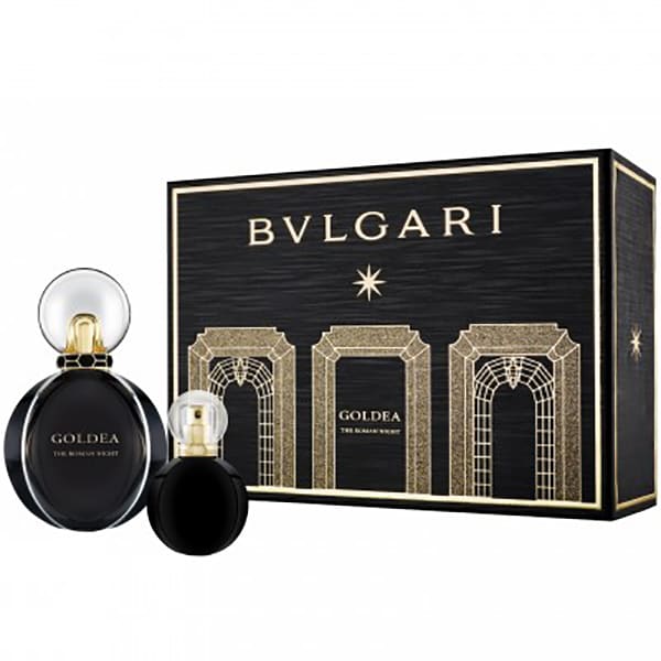 Set cadou BVLGARI Goldea Roman Night: Apa de parfum, 50ml + Miniapa de parfum, 15ml