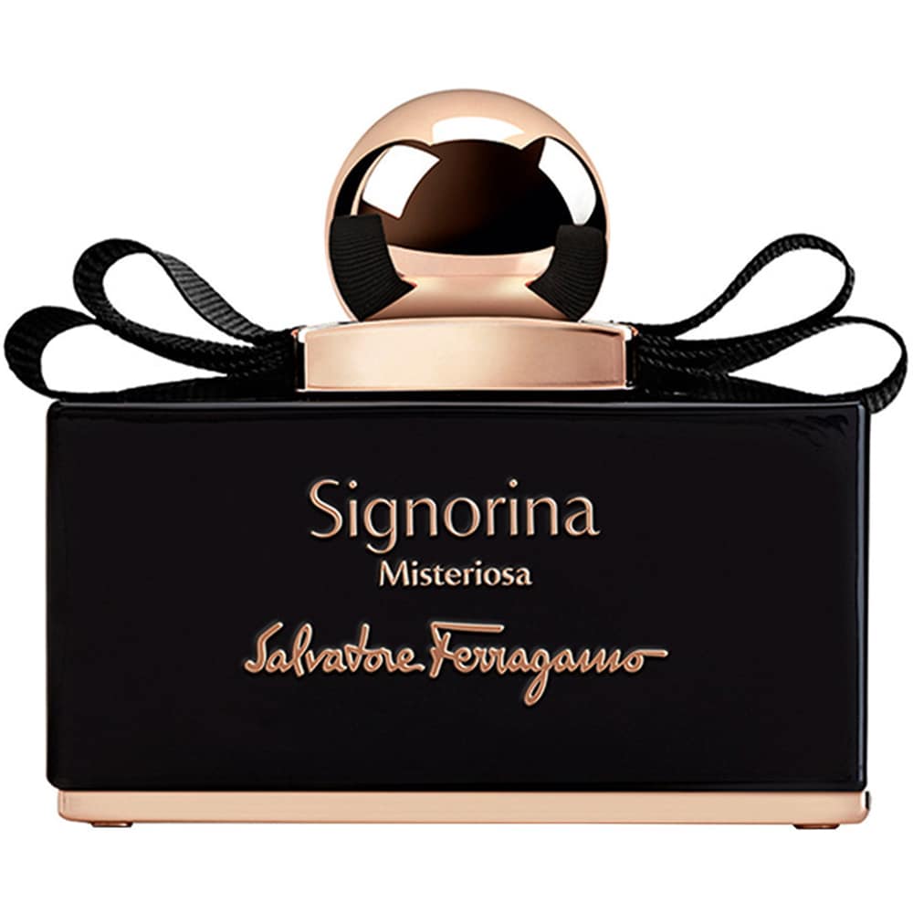 Set cadou SALVATORE FERRAGAMO Signorina Misteriosa: Apa de parfum, 100ml + Minia apa de parfum, 10ml + Lotiune de corp, 50ml