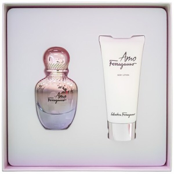 Set cadou SALVATORE FERRAGAMO Amo: Apa de parfum, 30ml + Lotiune de corp, 30ml