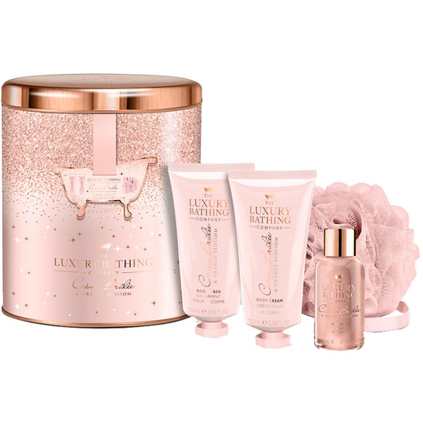 Set cadou THE LUXURY BATHING COMPANY Perfection: Gel de dus, 100ml + Crema de corp, 100ml + Spuma de baie, 50ml + Burete