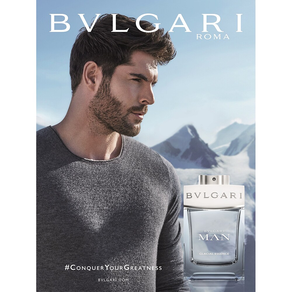 Set cadou BVLGARI Man Glacial Essence: Apa de parfum, 100ml + Mini apa de parfum, 15ml