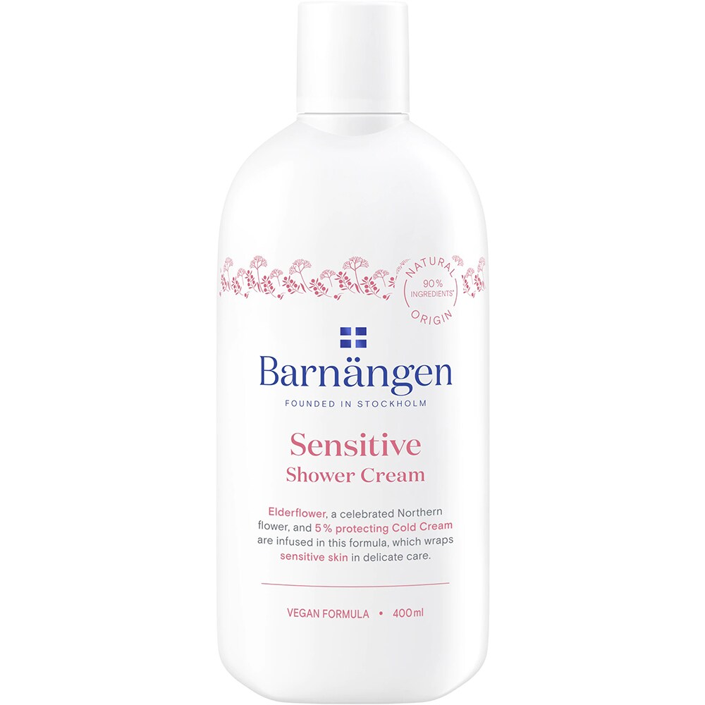 Set cadou BARNANGEN: Crema de dus Oil Intense, 400ml + Lotiune de corp Oil Intense, 400ml + Bentita de par