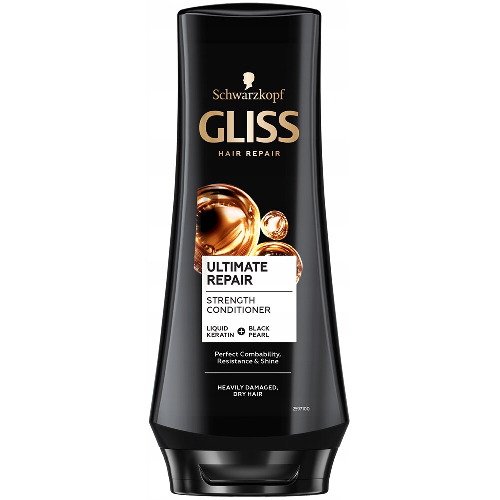 Set cadou GLISS Ultimate Repair: Sampon, 250ml + Balsam de par, 200ml