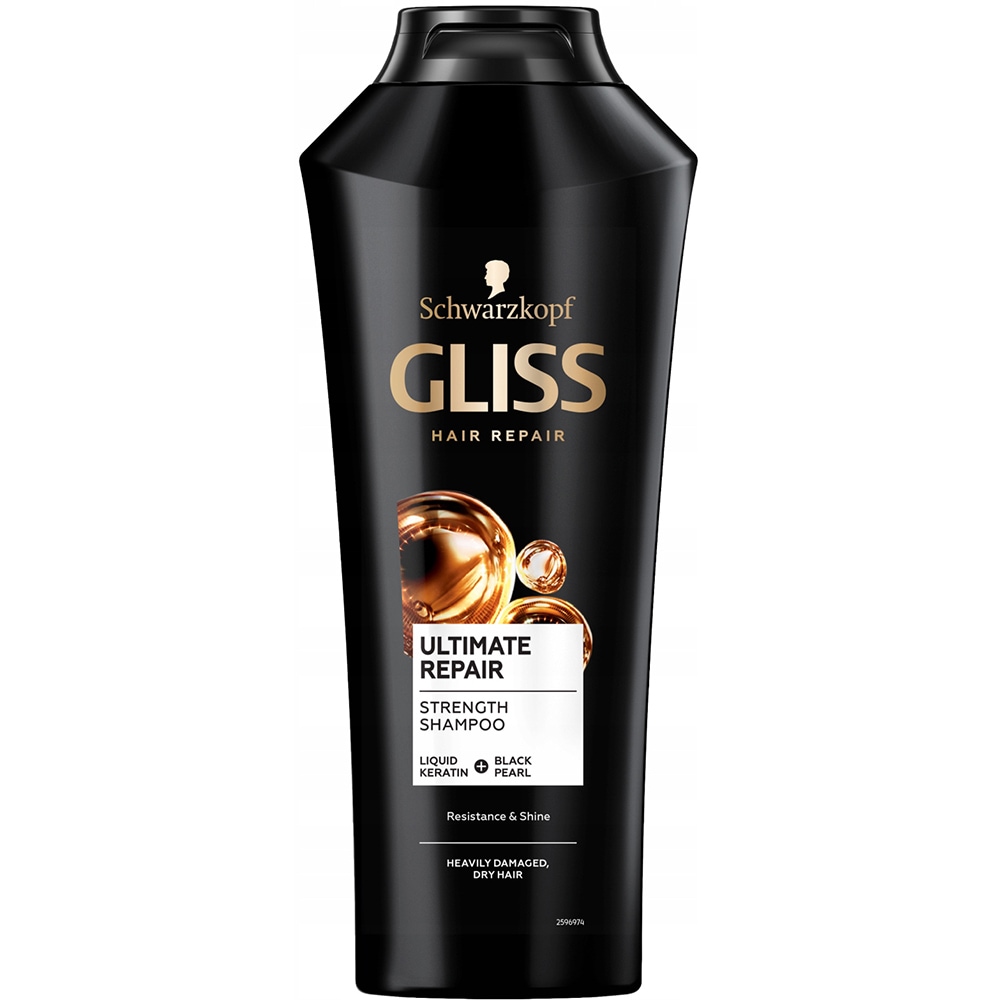 Set cadou GLISS Ultimate Repair: Sampon, 250ml + Balsam de par, 200ml