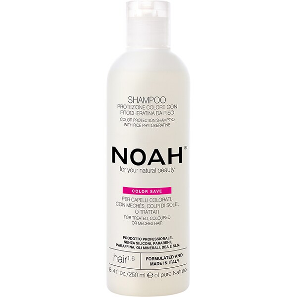 Pachet NOAH: Vopsea de par fara amoniac, 7.3 Blond auriu, 140ml, 2 buc + Sampon Color Save, 630ml