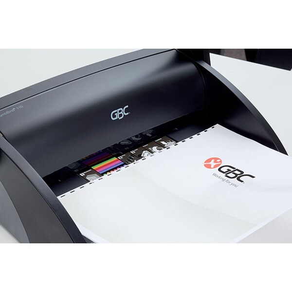Aparat de indosariat manual GBC CombBind C110, 195 coli, negru