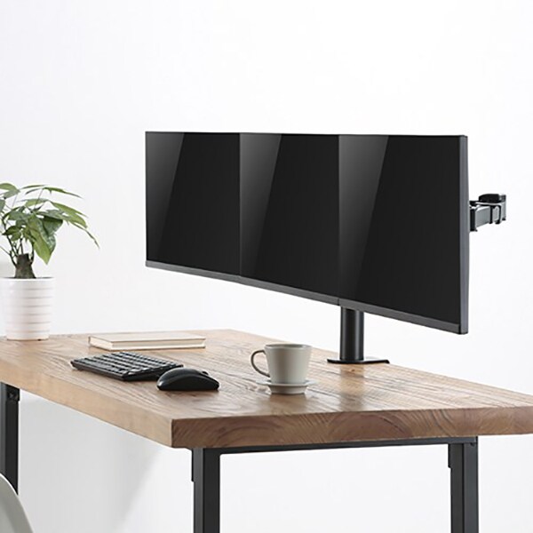 Suport 3 monitoare birou BLACKMOUNT LDT33-C036, 17-27", 7Kg