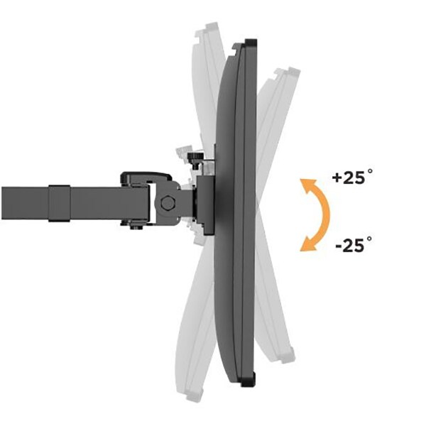 Suport 3 monitoare birou BLACKMOUNT LDT33-C036, 17-27", 7Kg