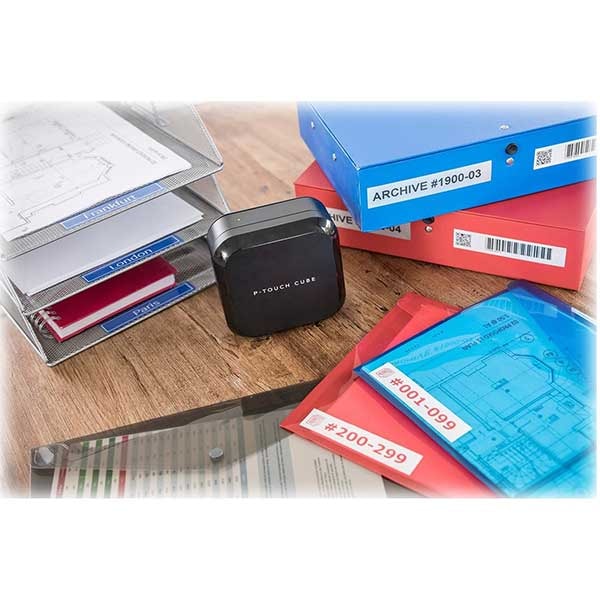 Imprimanta de etichete portabila BROTHER P-touch CUBE Plus PT-P710B, Bluetooth si acumulator