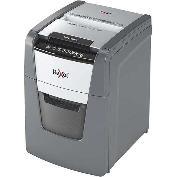 Distrugator automat REXEL 90X, P4,90 coli negru