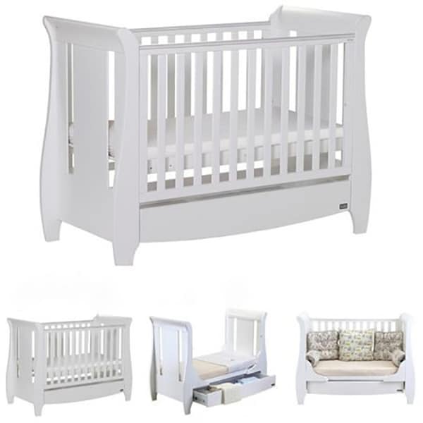 Patut 3 in 1 TUTTI BAMBINI Katie, 0 luni - 4 ani, alb 