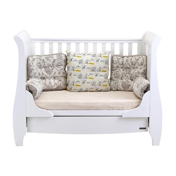 Patut 3 in 1 TUTTI BAMBINI Katie, 0 luni - 4 ani, alb 