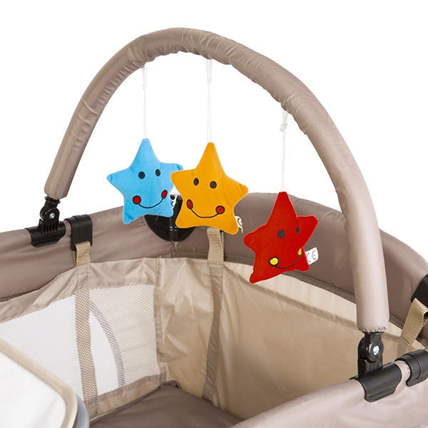 Patut JUJU Sleepy Baby - Sweet Dreams JU7940, 0 luni+, bej-negru