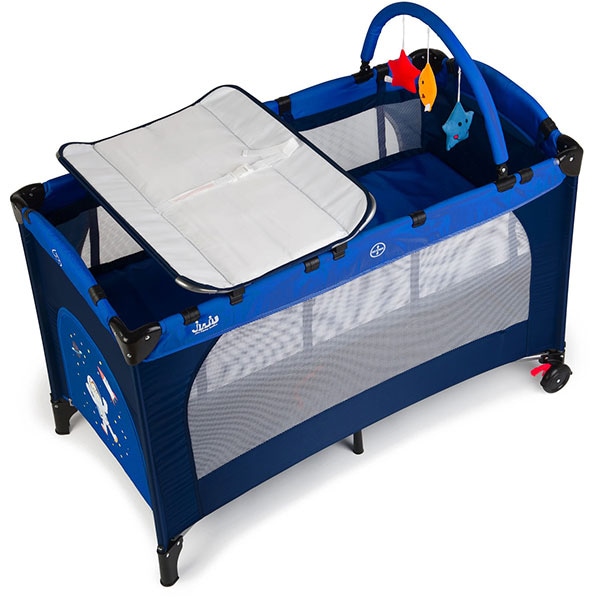 Patut JUJU Sleepy Baby - Space Adventure JU7960, 0 luni+, albastru-bleumarin