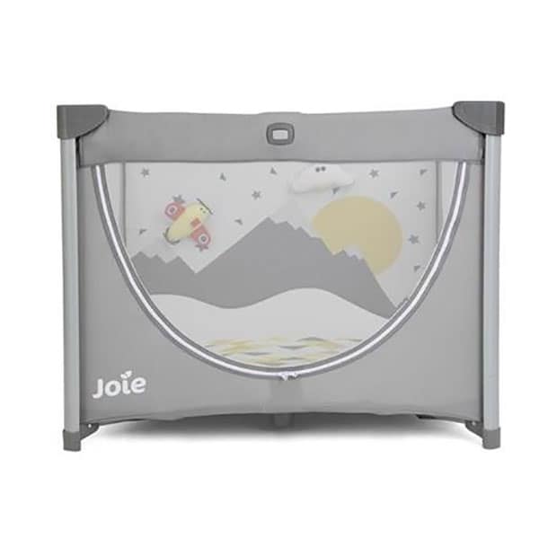 Patut pliabil JOIE Cheer Little Explorer P125AALEX, 0 luni+, gri