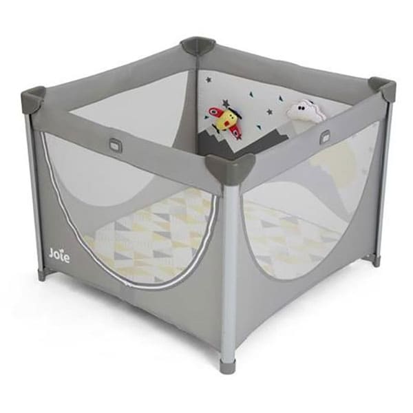 Patut pliabil JOIE Cheer Little Explorer P125AALEX, 0 luni+, gri