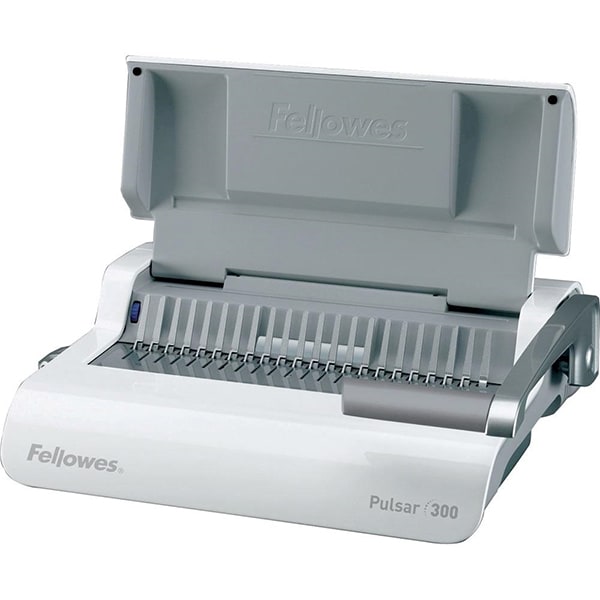 Aparat de indosariat manual FELLOWES Pulsar+, 300 coli, gri