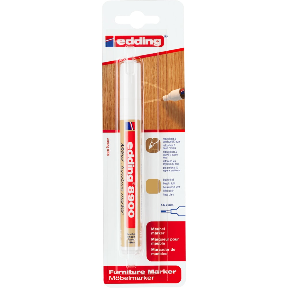 Marker retusuri mobilier lemn EDDING 8900, 1.5-2 mm, fag