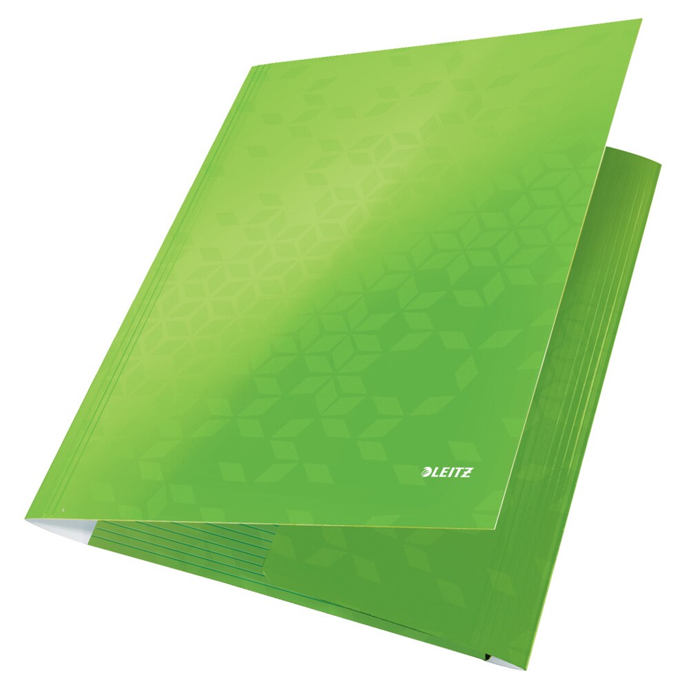Mapa documente cu elastic LEITZ Wow, A4, carton, verde