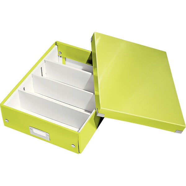 Cutie organizare LEITZ Click & Store Organizer, 281 x 100 x 370 mm, carton, verde