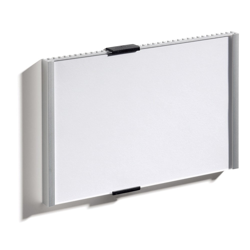 Info sign DURABLE, 210 x 148.5 mm, aluminiu