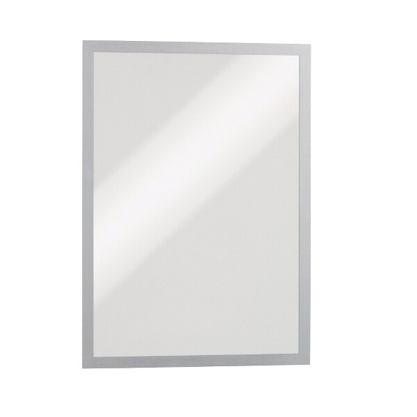 Display magnetic DURABLE Duraframe, A4, 5 bucati, argintiu