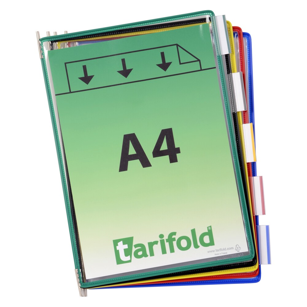 Display TARIFOLD, A4, 10 bucati, culori asortate