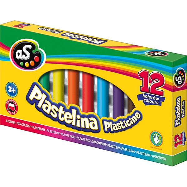 Plastilina ASTRA, 12 culori