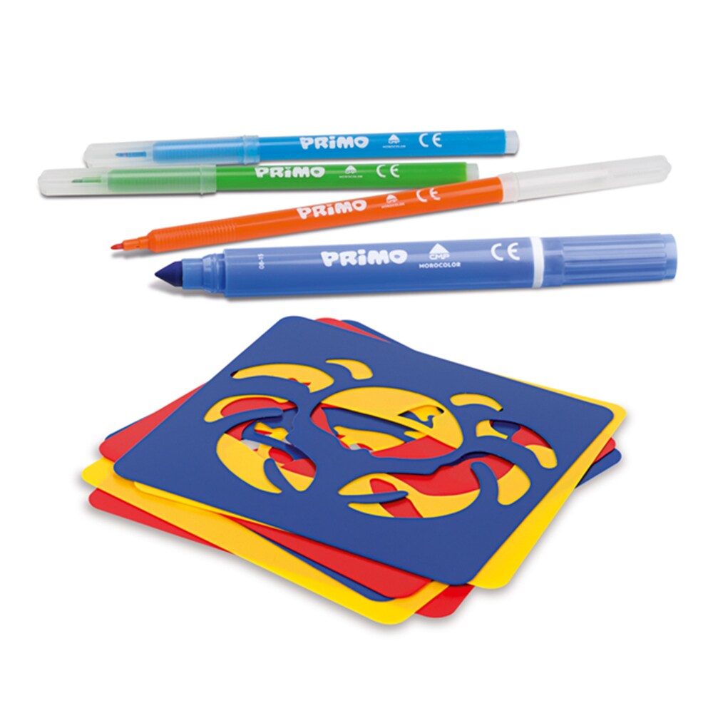 Set markere PRIMO, 36 permanente, 36 lavabile, multicolor