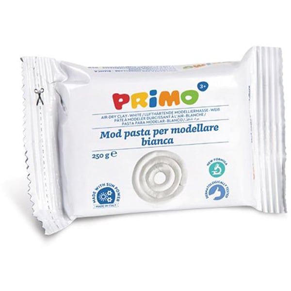 Plastilina PRIMO MC285525, 250 grame, alb