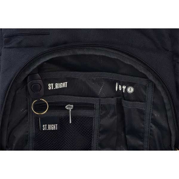 Ghiozdan MAJEWSKI St.Right Navy Melange BP35, albastru inchis